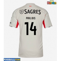 Benfica Vangelis Pavlidis #14 Auswärtstrikot 2025-26 Kurzarm